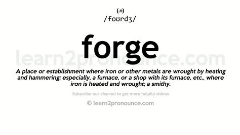 forge workers crossword clue|Forge Definition & Meaning .